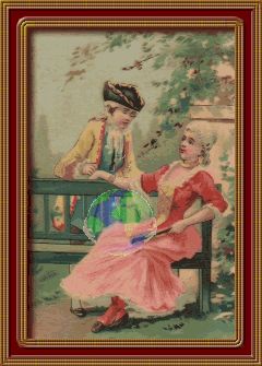 Authentic Antique Print Item # 2222
