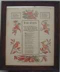 Antique Fractur, Baptism Record