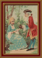 Authentic Antique Print Item # 1822