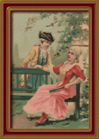 Authentic Antique Print Item # 2222