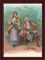 Authentic Antique Print Item # 6222
