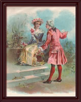 Authentic Antique Print Item # 6422
